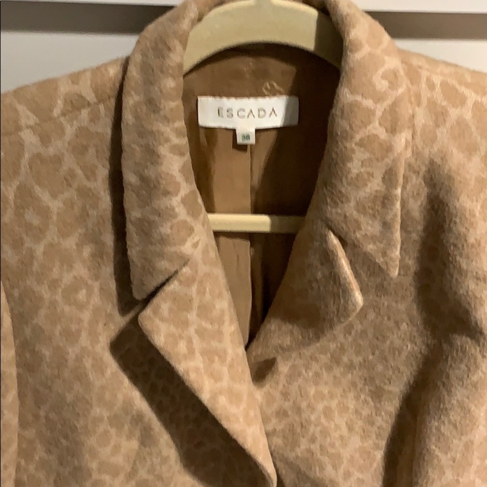 Escada jacket camel hair